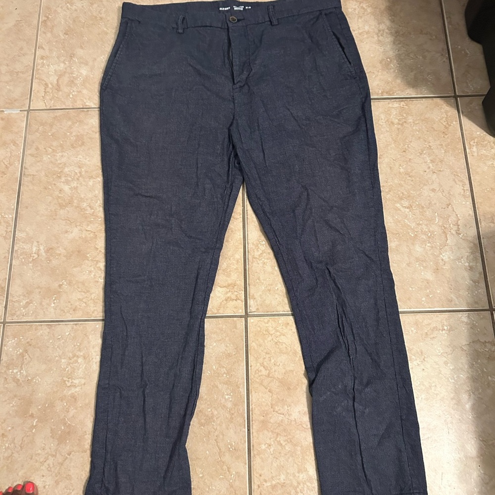 Old Navy Men's Navy Dark Blue Pants
